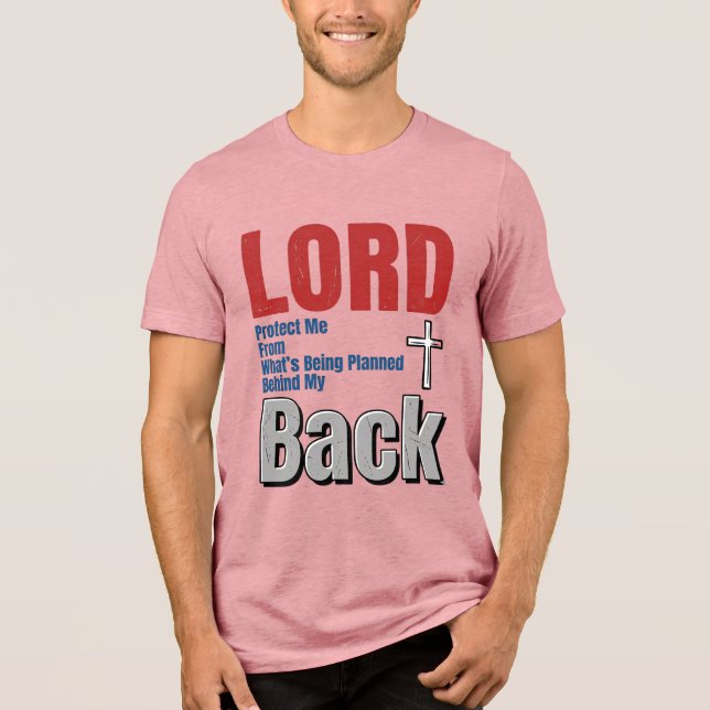 En Tri-matière Conception de t-shirt de foi chrétienne Lord Prote (Recto)