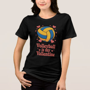 En Tri-matière Conception de t-shirt de la Saint-Valentin de voll
