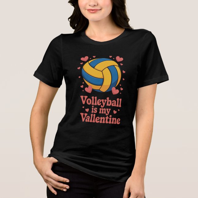 En Tri-matière Conception de t-shirt de la Saint-Valentin de voll (Recto)