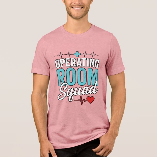 En Tri-matière Conception de T-shirt pour infirmière chirurgicale (Recto)