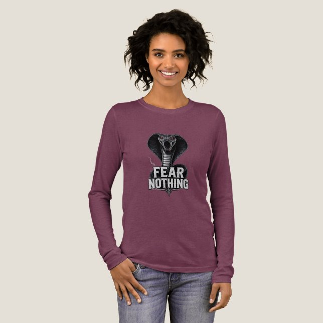 En Tri-matière Conception de T-Shirt Puissance Serpent Gras – Sau (Recto complet)