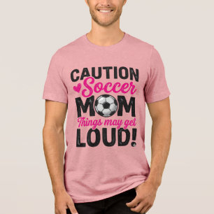 En Tri-matière Conception de t-shirt vintage bruyant Maman de foo