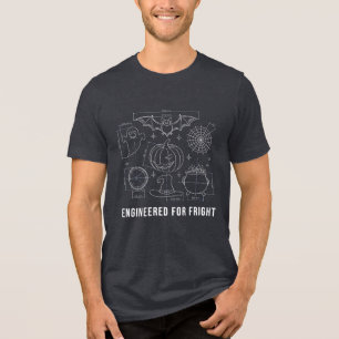 En Tri-matière Conçu pour la peur   T-Shirt Halloween