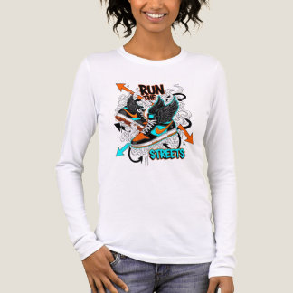 En Tri-matière Coure les rues - T-shirt Graffiti Sneakers