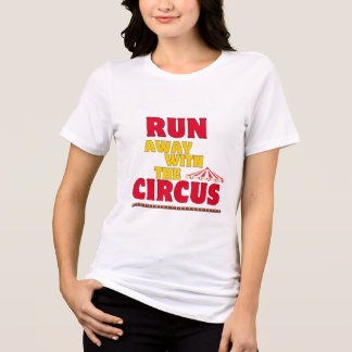 En Tri-matière Coureur Échappé avec le T-Shirt de Cirque