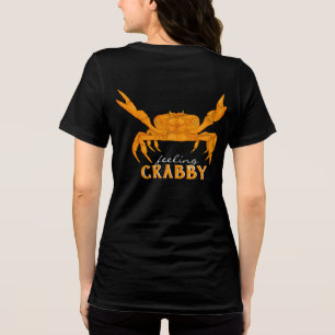 En Tri-matière Crabby, T-shirt crabe orange