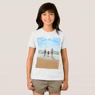 En Tri-matière Créez votre propre T-shirt photo avec du texte per
