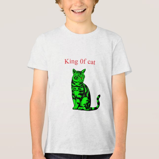 En Tri-matière Cute Cartoon T-Shirt for Kids (Recto)