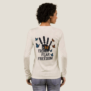 En Tri-matière De la peur à la liberté - T-shirt Abus domestique