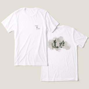 En Tri-matière Débrancher et évoluer T-shirt Motivationnel Mini
