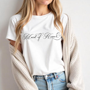 En Tri-matière Demoiselle d'honneur - T-shirt élégant pour la fêt