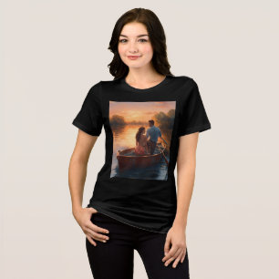 En Tri-matière Design T-shirt LOVE