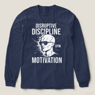 En Tri-matière Discipline perturbatrice : T-shirt de gym à mental