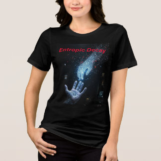 En Tri-matière Divin Glitch Entropy T-shirt pour femmes