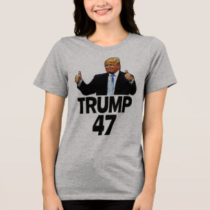 En Tri-matière DONALD TRUMP 47 47E PRÉSIDENT T-Shirt