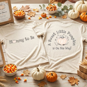 En Tri-matière Douce petite maman citrouille T-Shirt