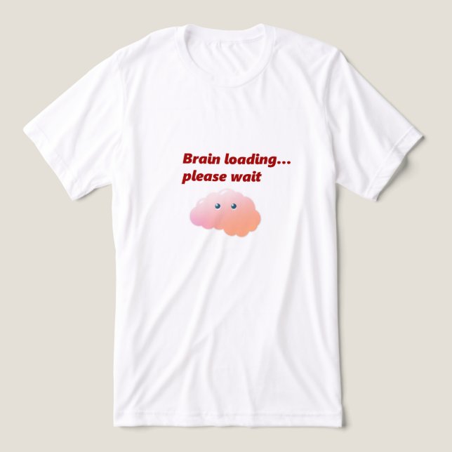 En Tri-matière Drôle Geek Humour T-shirt caricature (Design Recto)