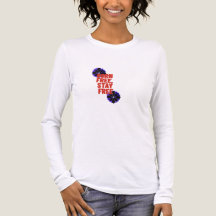 Femme T-Shirt Patriotique du 4 Juillet USA Drapeau