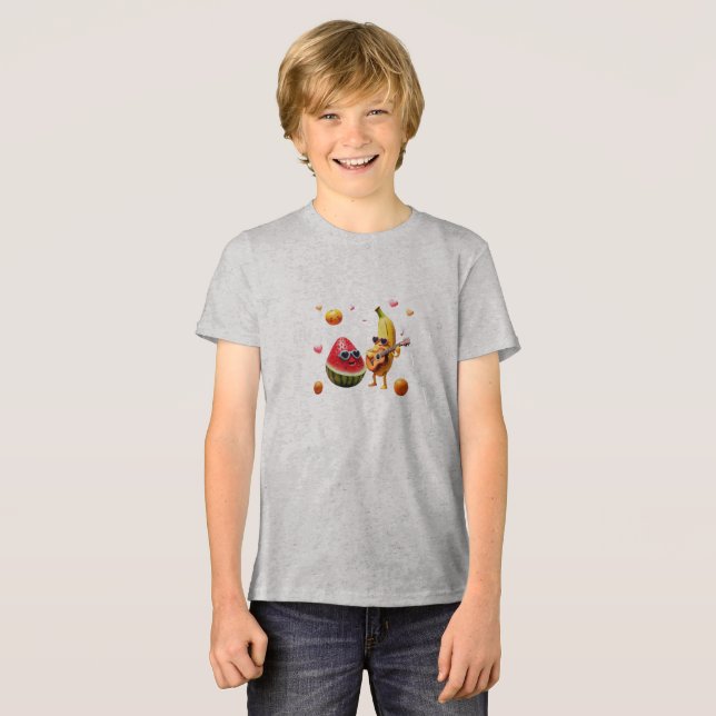 En Tri-matière Fruitfully Fun affronte le T-shirt de base masculi (Recto plein)