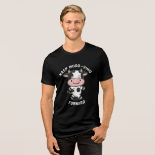 En Tri-matière gardez le t-shirt design avant mooo-ving