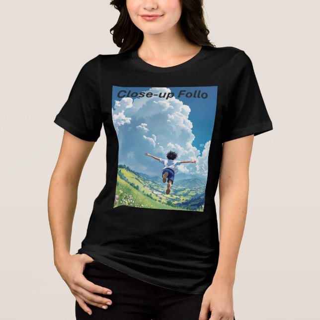 En Tri-matière Glide Dreamscape T-shirt pour femmes (Recto)