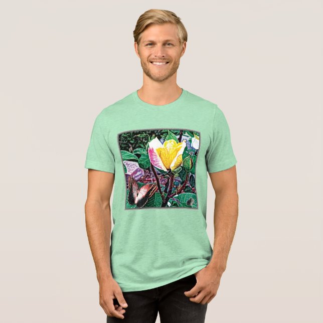 En Tri-matière Golden Flame T-Shirt (Recto plein)