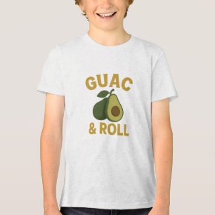 En Tri-matière 🥑 Guac & Roll - Drôle T-Shirt Foodie Avocado