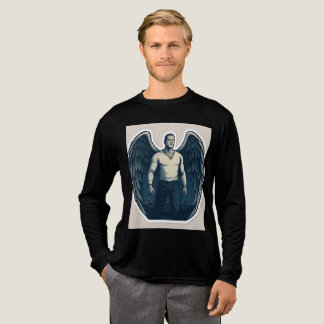 En Tri-matière Guerrier Ange Sombre | T-Shirt Manches Longues Noi