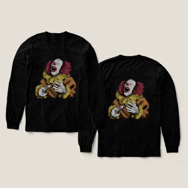 En Tri-matière Haunting Vibes Halloween Men’s T-Shirt (Motif recto et verso)