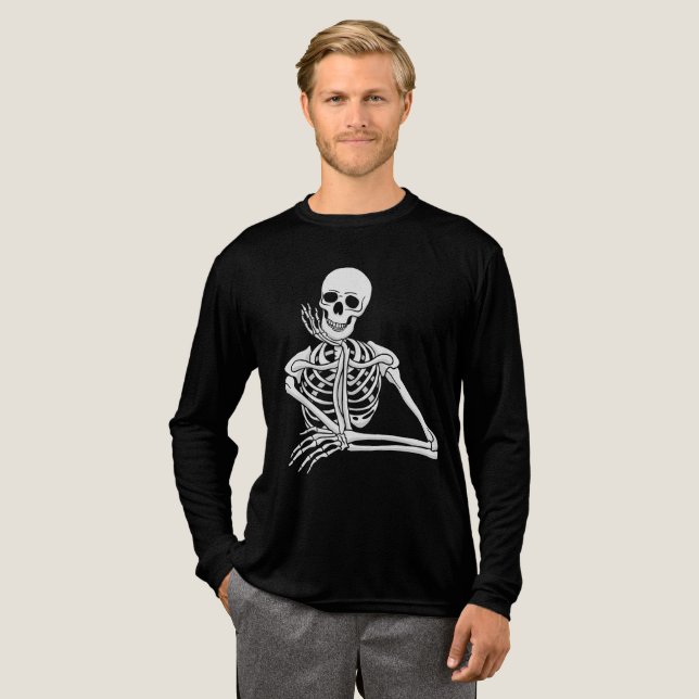 En Tri-matière Haunting Vibes Halloween Men’s T-Shirt (Recto complet)