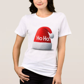 En Tri-matière "Ho Ho Ho Christmas T-Shirt femmes - Amusant