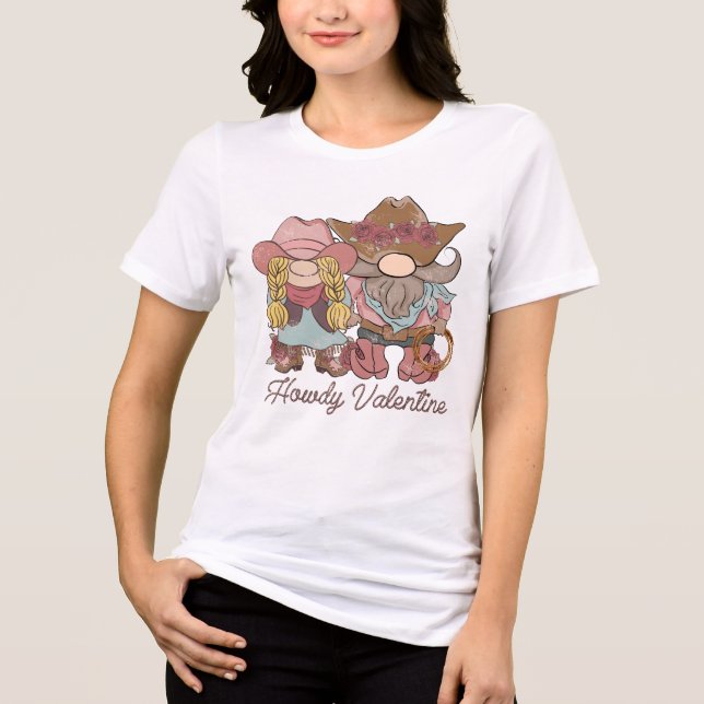 En Tri-matière Howdy Valentine T-Shirt (Recto)