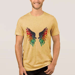 En Tri-matière Illustration d'aile vibrante T-shirt de fantasy sp