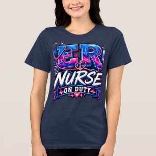 En Tri-matière Infirmière des urgences T-Shirt
