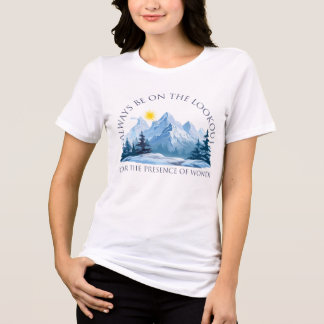 En Tri-matière Inspirational Mountain T-Shirt 