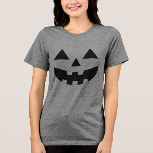 En Tri-matière Jack-o'-lantern Smile T-shirt Citrouille Halloween