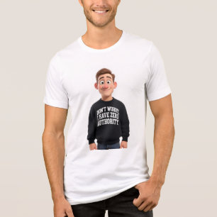 En Tri-matière Je Porte un T-Shirt Drôle et Existentialiste 'Je n