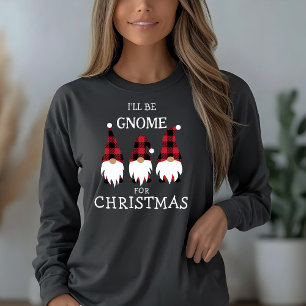 En Tri-matière Je serai Gnome pour Noël T-shirt