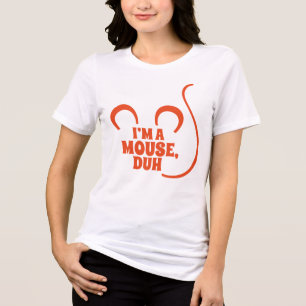 En Tri-matière Je suis une souris, mec ! T-shirt d'Halloween oran