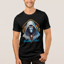 "Jeu sur le crâne T-shirt design"