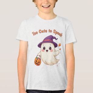 En Tri-matière Jolie T-shirt Ghost Halloween pour garçons et fill