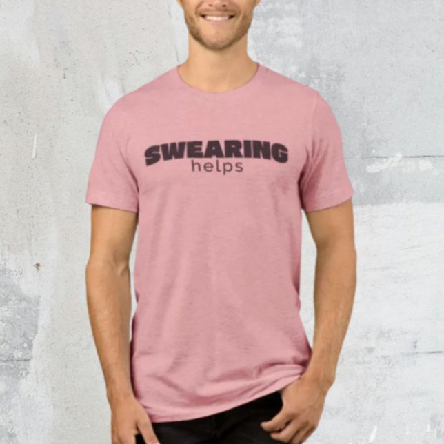 En Tri-matière Jurer aide le t-shirt – déclaration sarcastique dr (Créateur téléchargé)