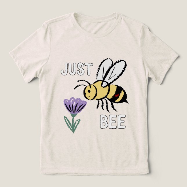 En Tri-matière Juste Abeille, T-shirt d'abeille (Design Recto)