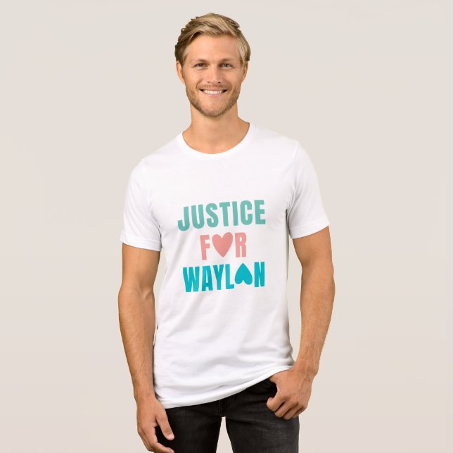 En Tri-matière Justice pour le T-shirt Homme Waylon (Recto plein)