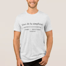 L'art de la Simplicité French Chic T-Shirt Minimal