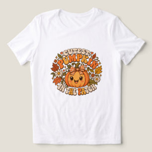 En Tri-matière Le plus mignon citrouille du jardin femme T-Shirt