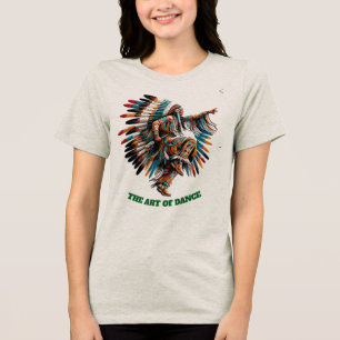 En Tri-matière le t-shirt de l'art de la danse