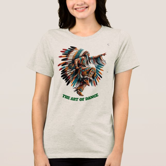 En Tri-matière le t-shirt de l'art de la danse (Recto)
