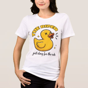 En Tri-matière Le T-Shirt The Rider Bestie, Tee drôle de canard e