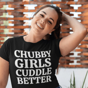 En Tri-matière Les filles potelées câlinent mieux T-shirt pour fe